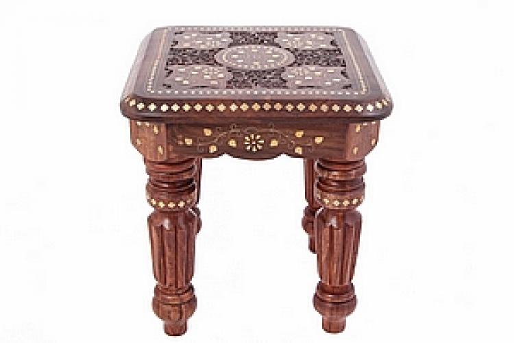 Стол-табурет (дерево) квадратный №52