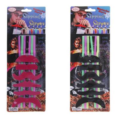  Набор трубочек с усами 