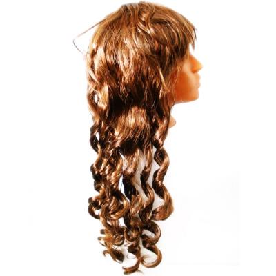  Парик кудряшки коричневый 