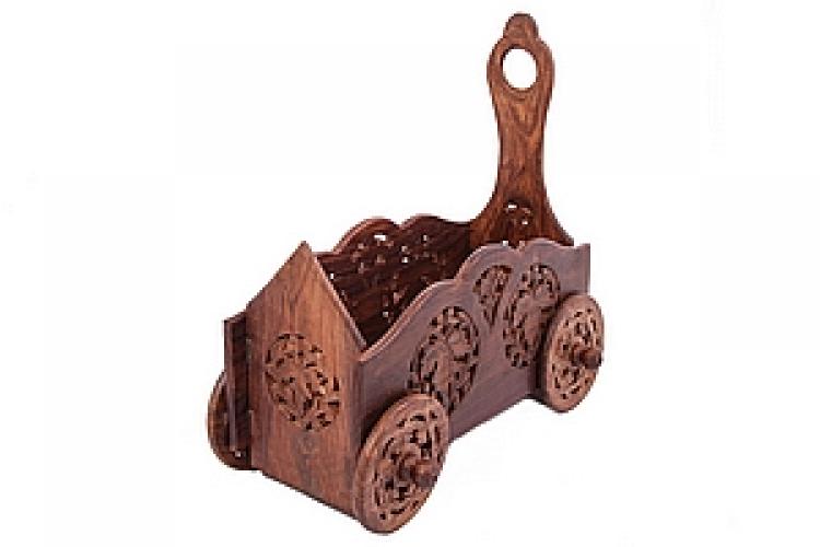 Подставка под газеты (дерево) №52