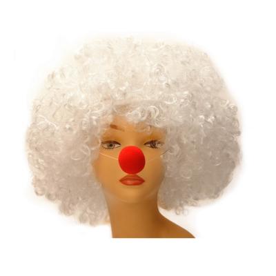  Парик Клоуна (объемные крудряшки 200 грамм) белый 