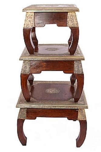 Стол набор из 3-х дерево №167