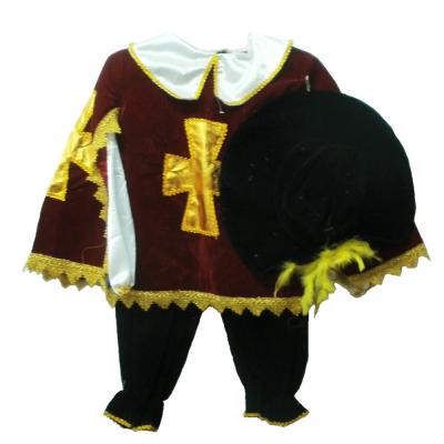  Костюм детский "Мушкетёр красное" (размер 28,30,32,34) 