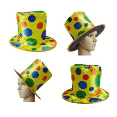  Шляпа Цилиндр Клоуна (тканевый мягкий) 