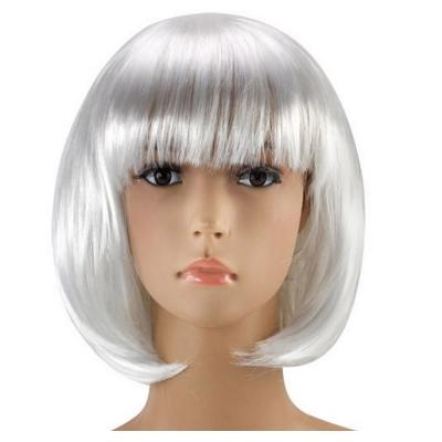  Парик Каре серебро 