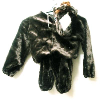  Костюм детский меховой "Лошадка" темная 