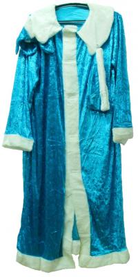  Костюм взрослый - "Снегурочка" с узорами (вид 1) 