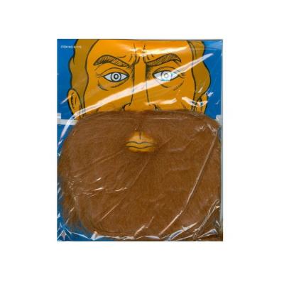  Борода накладная рыжая 