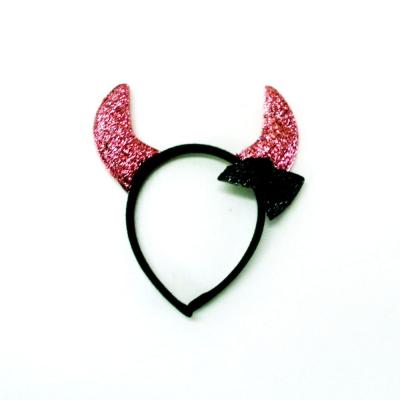  Антенка - Рожки с  бантиком блестящие 