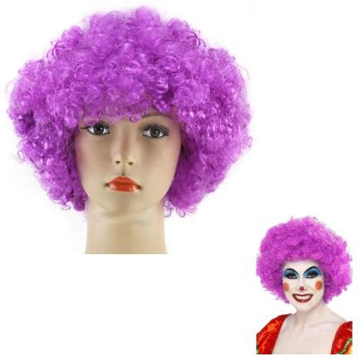  Парик Клоуна (объемные крудряшки 200 грамм) фиолетовый 