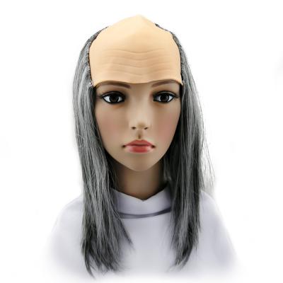  Парик с лысиной-седой 