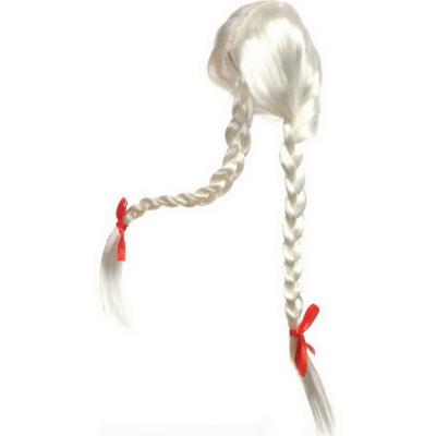  Парик 2 косички белый 