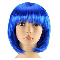  Парик Каре синий 