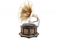 Граммофон 14" восмигранник метал оклад №45