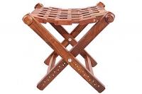 Табурет складной дачный (дерево) №141