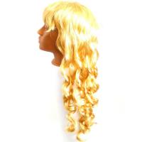 Парик кудряшки золотой 