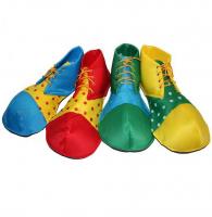  Ботинки клоуна красно-синие мягкие 