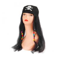  Парик  Пиратский дреды с платком 