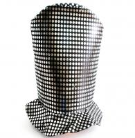  Цилиндр Гигант - серебрянный горох(тканевая) 