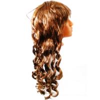  Парик кудряшки коричневый 