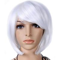  Парик Каре белый 