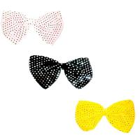  Бант большой с блестками цветной 