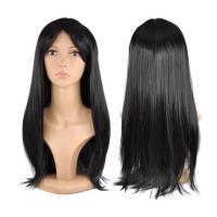  Парик прямые локаны - черный 