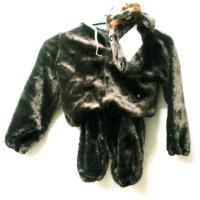  Костюм детский меховой "Лошадка" темная 