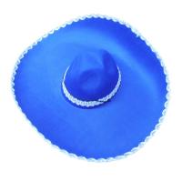  Шляпа Самбрерро синяя 