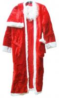  Костюм взрослый - "Дед Мороз" меховой 