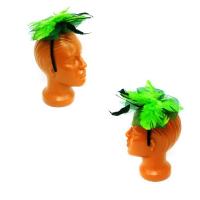  Антенка вуаль с перьями 