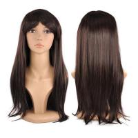  Парик прямые локаны - коричневый 