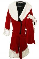  Костюм взрослый - "Дед Мороз" бархатный 