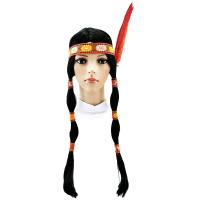  Парик индейца  - цветные ленты 