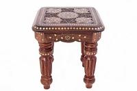 Стол-табурет (дерево) квадратный №52