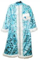  Костюм взрослый - "Снегурочка" с узорами (вид 2) 