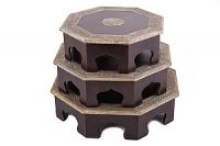 Стол набор из 3-х дерево №64